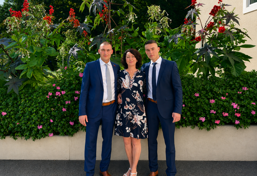 Philip, Viktor, and their mother