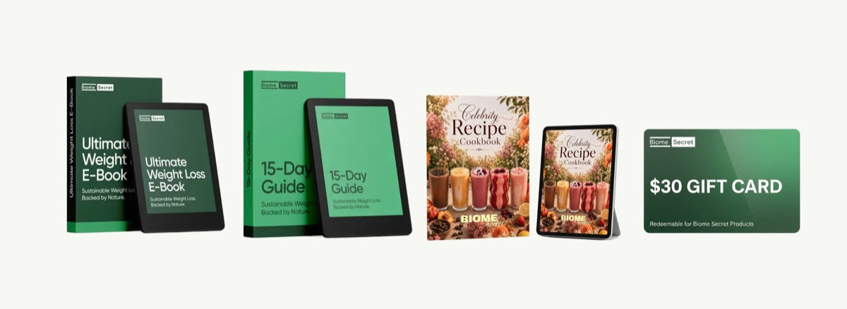Free welcome kit: e-book, guide, cookbook, gift card